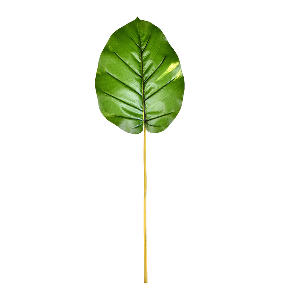 35" Green Pothos Leaf Real Touch 6/pk