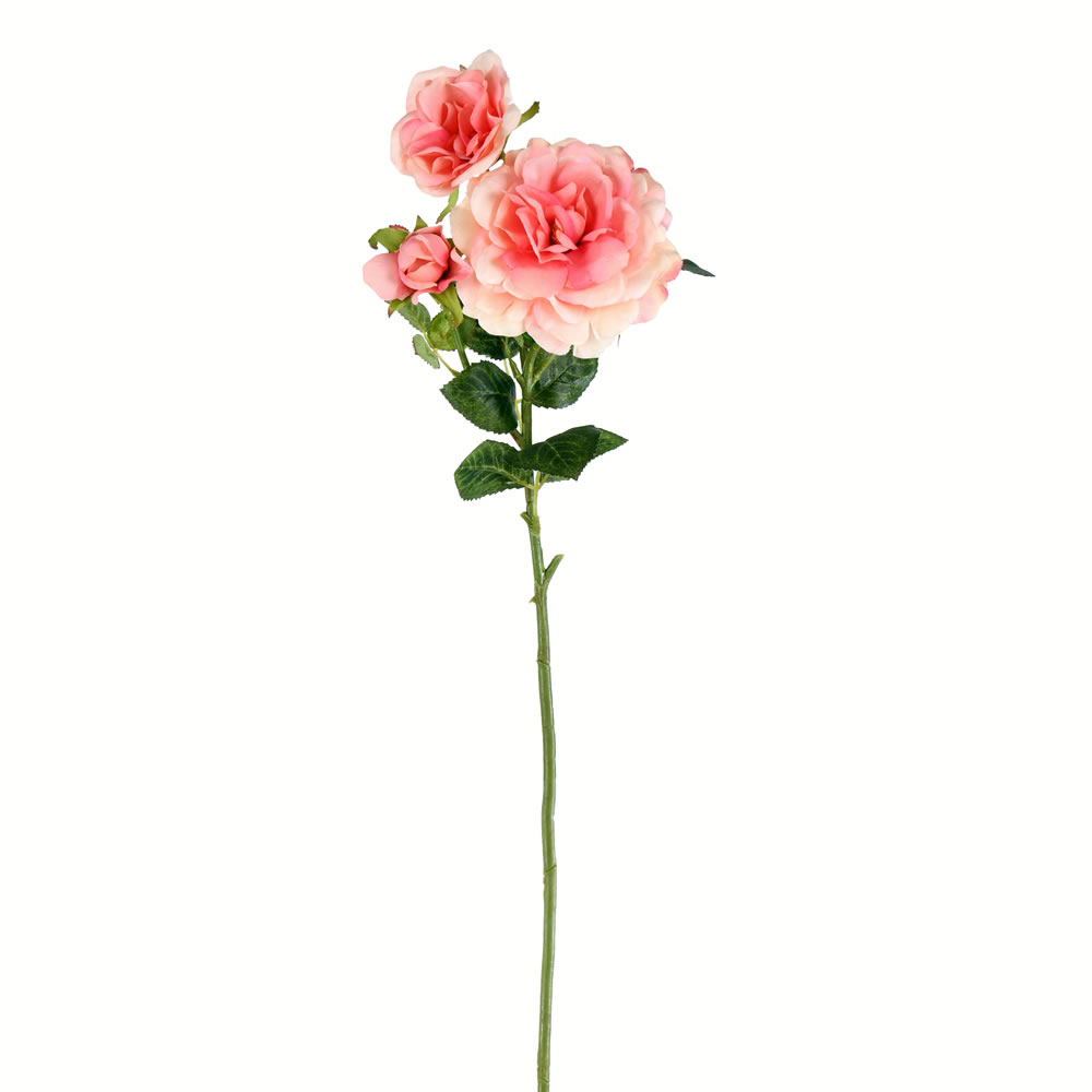 Vickerman 27" Artificial Rose Stem