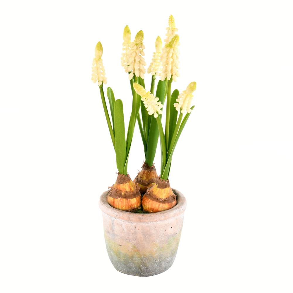 Vickerman 10" Artificial Hyacinths in Container
