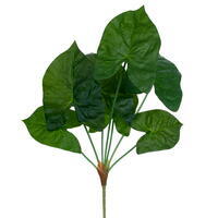 28" Green Caladium Bush 7Leaf FT UV 2Bag