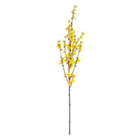 40" Yellow Forsythia Flower Spray 3/pk