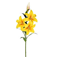 Vickerman 36" Artificial Real Touch Lily Spray