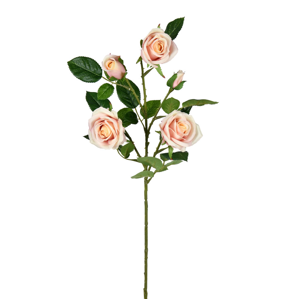 Vickerman 28" Artificial Rose Spray