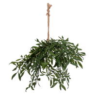 18" Green Mistletoe Hanger 2/pk
