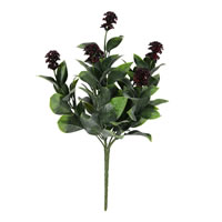 13.5" Ficus Stem w/Berry UV Coated 3/pk