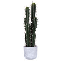 Vickerman Artificial Green Cactus Plant
