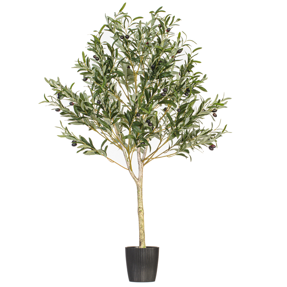 Vickerman Artificial Green Olive Tree in Pot