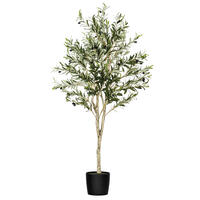 Vickerman Artificial Green Olive Tree in Pot