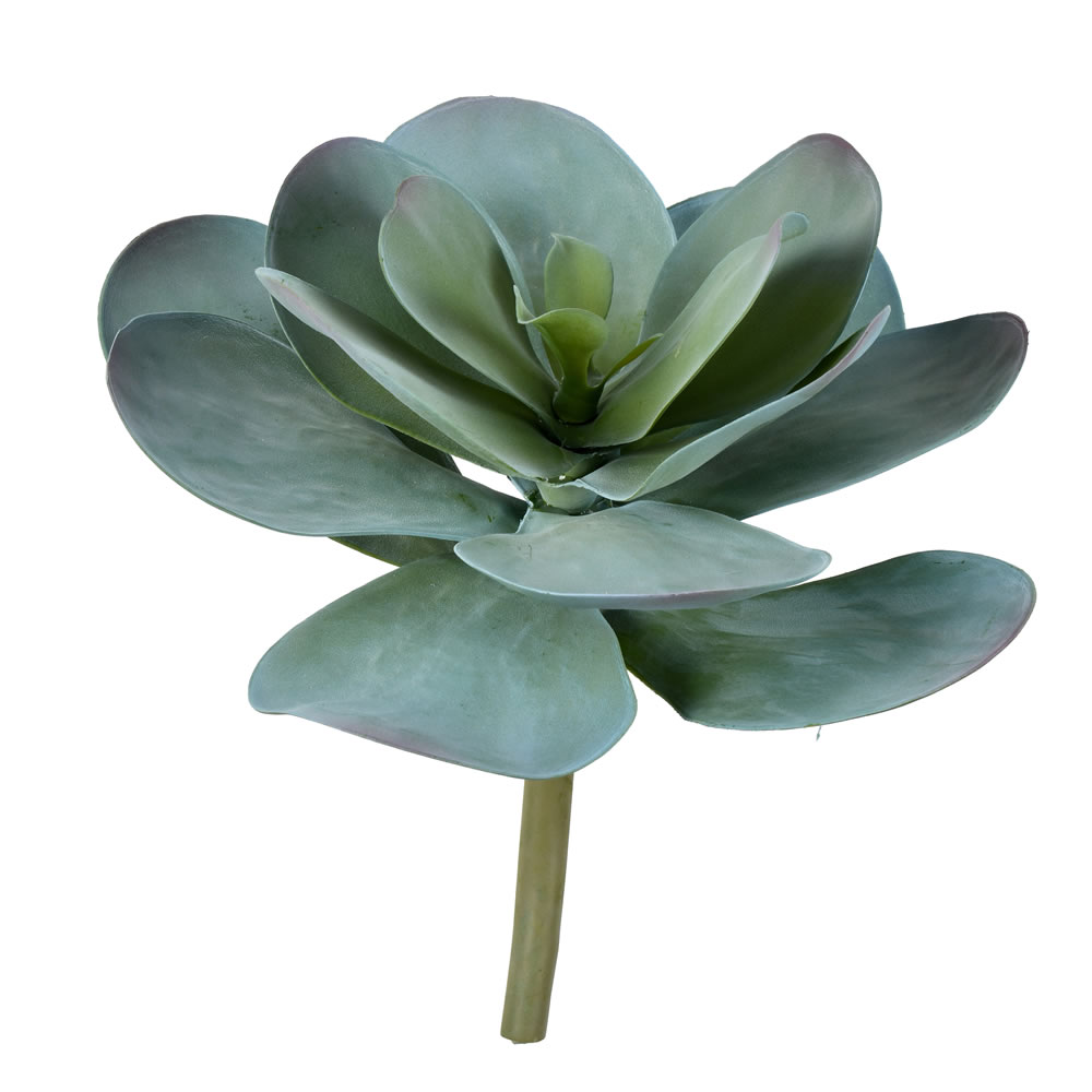 Vickerman Artificial Blue Succulent Stem.