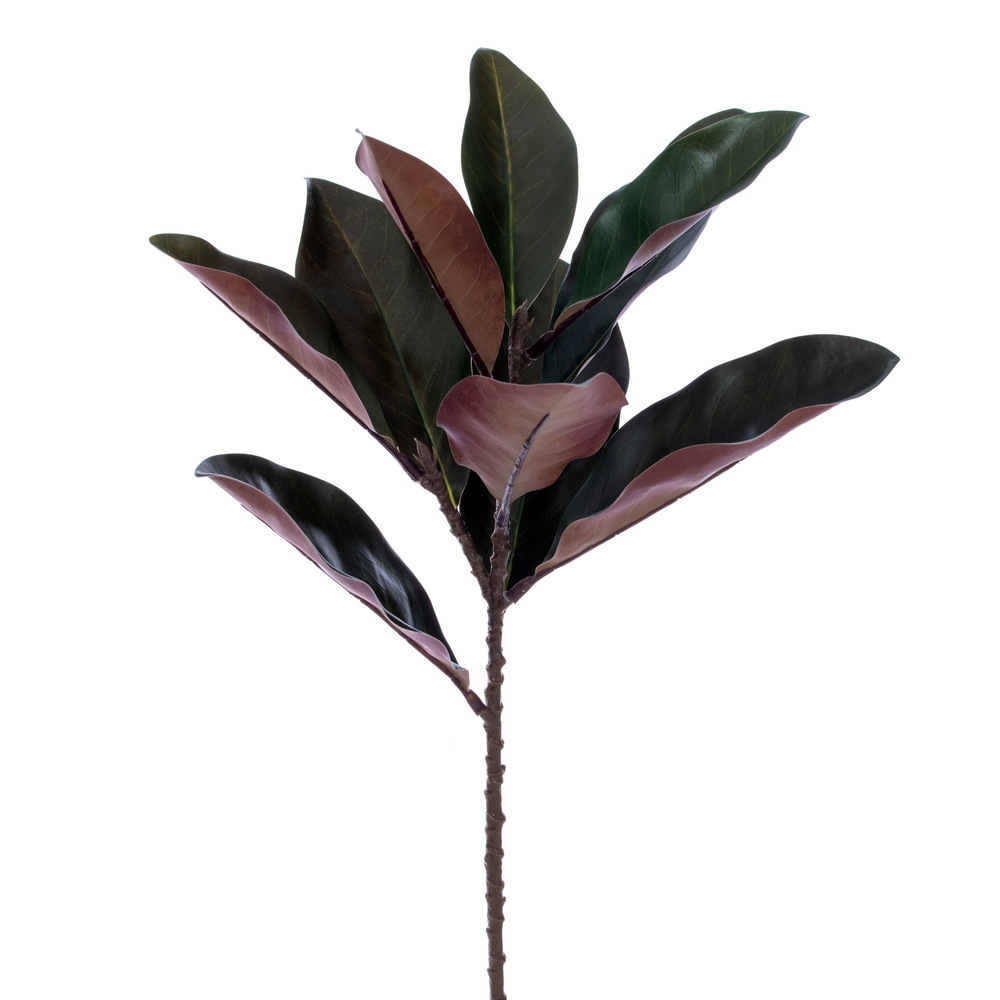 20" Green Magnolia Leaf Spray 3/Bag