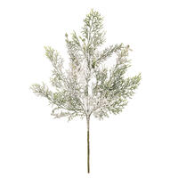 Vickerman Artificial Snowy Cedar Spray