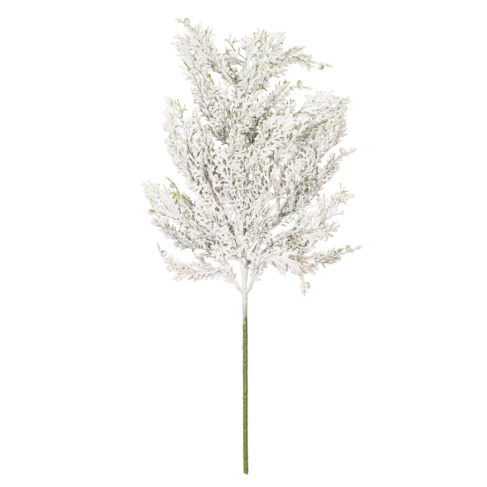 Vickerman Artificial Snowy Cedar Spray