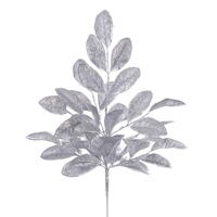 Vickerman Artificial 25" Apple Leaf Glitter Bush