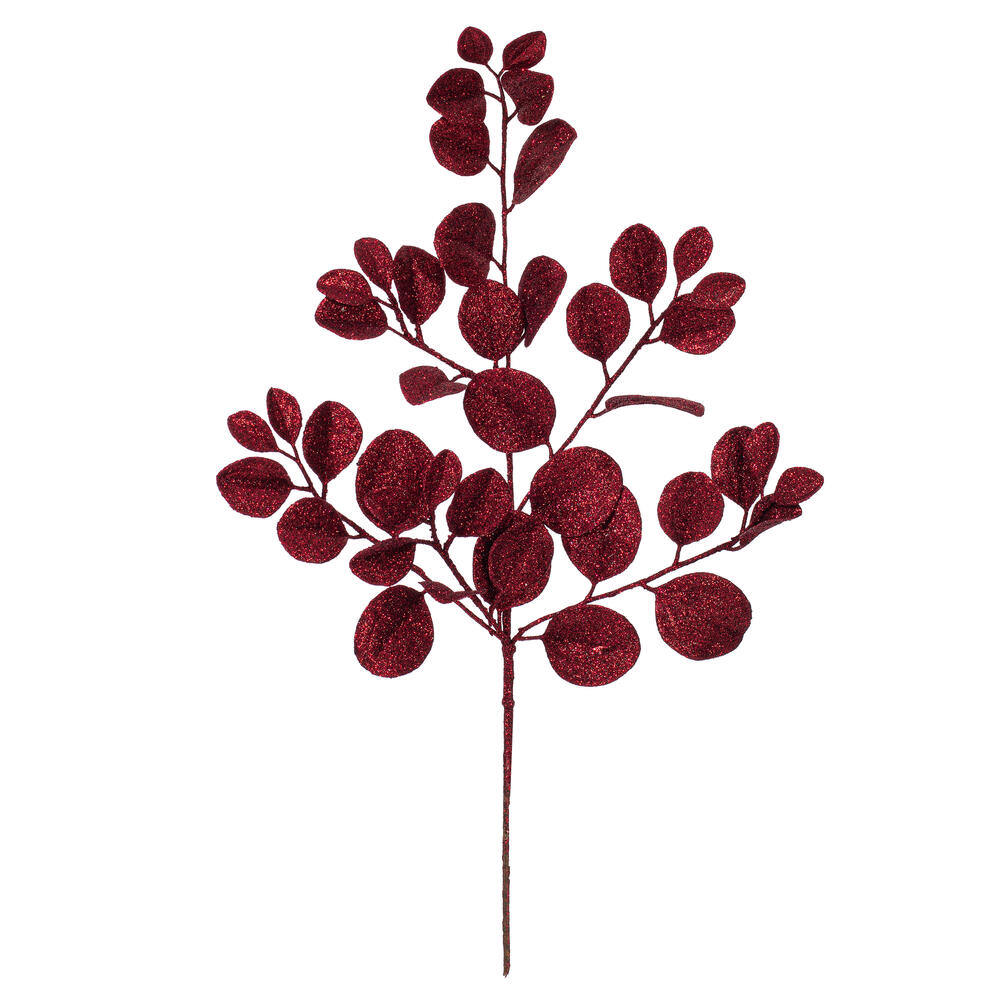 Vickerman 25" Dogwood Glitter  Artificial Spray