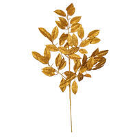 31" Gold Gardenia Glitter Spray 2/Bag