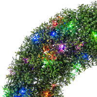 36" Green Boxwood Wreath 80WWLED UV