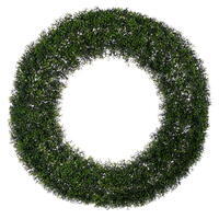 48" Green Boxwood Wreath UV