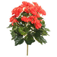 Vickerman Artificial Polyester Begonia Bush