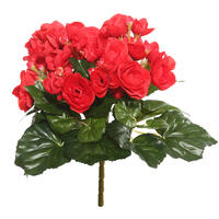 Vickerman Artificial Polyester Begonia Bush