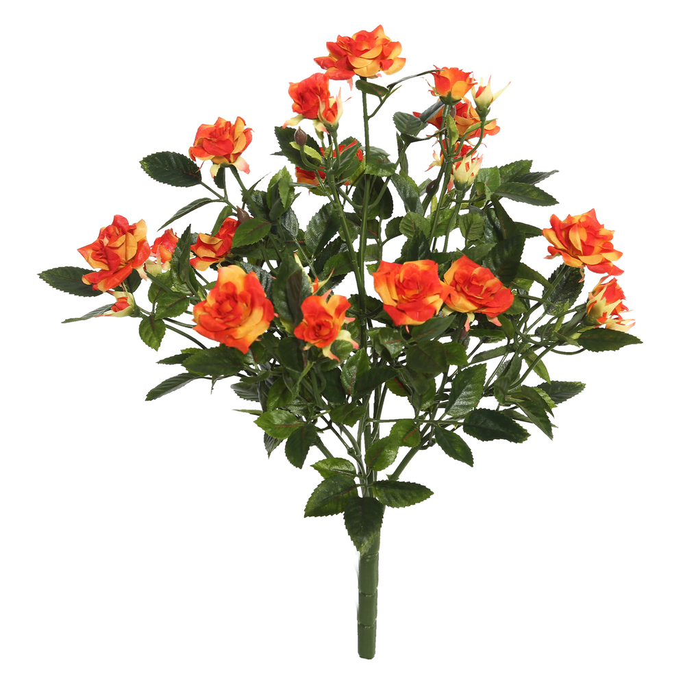 Vickerman Artificial Mini Diamond Rose Bush