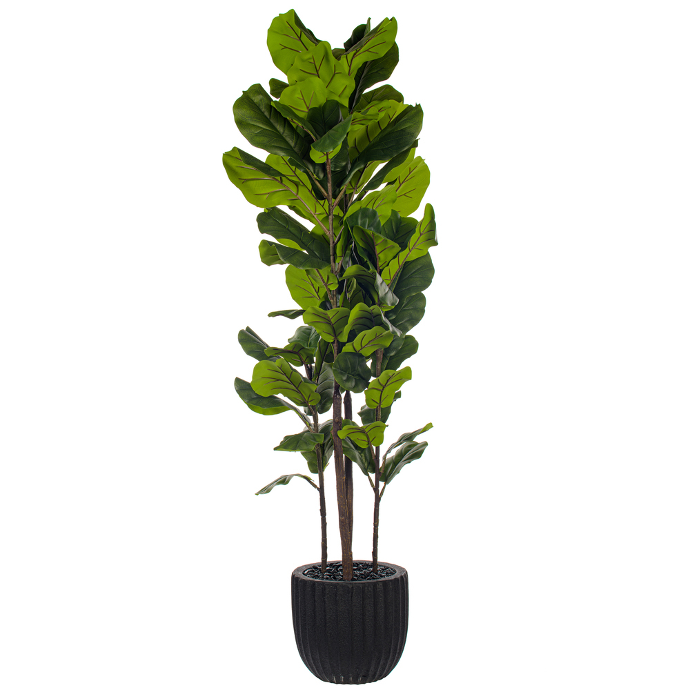 72" Green Fiddle Leaf Potted UV