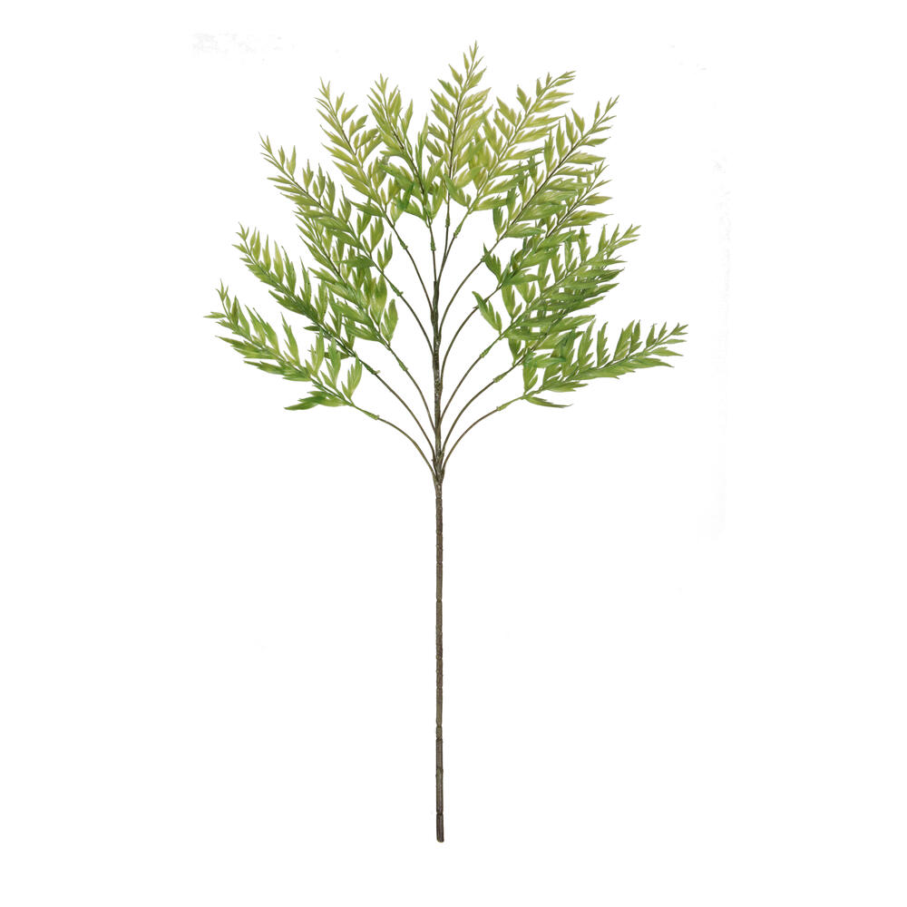 34" Green Tropical Fern Spray 2/bag
