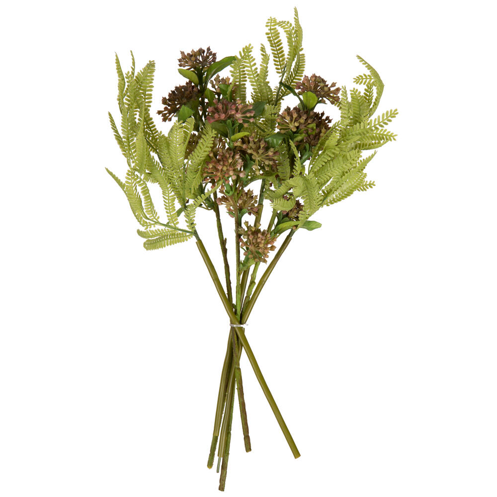 Vickerman 14" Artificial Wild Berry and Fern Bundle