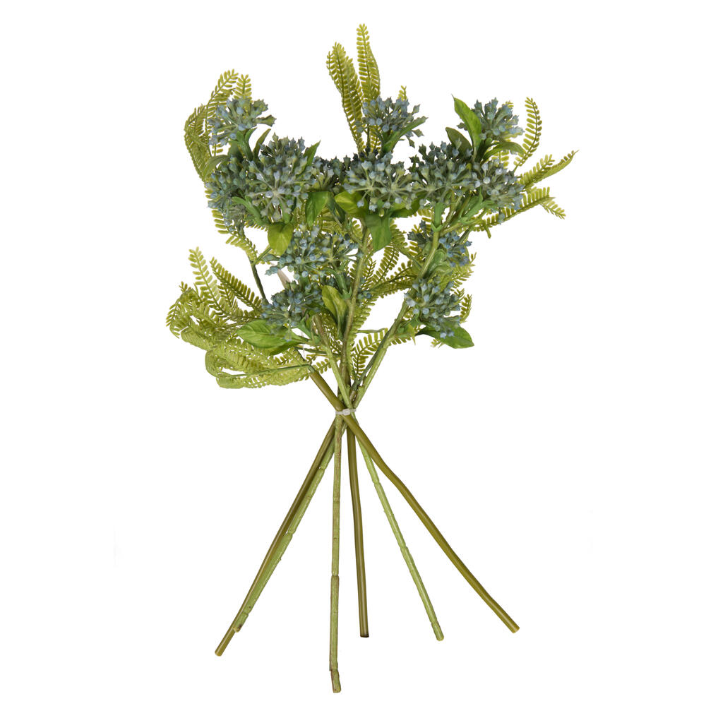 Vickerman 14" Artificial Wild Berry and Fern Bundle