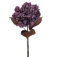 18.5" Purple Hydrangea Spray 2/Bag