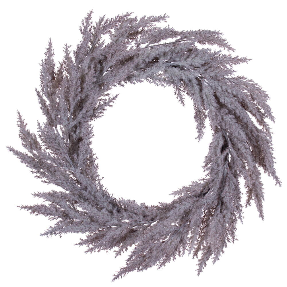 24" Beige Pampas Grass Wreath