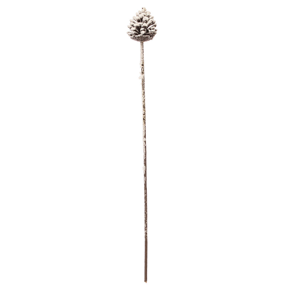 Vickerman Artificial Glitter Snow Pinecone Spray