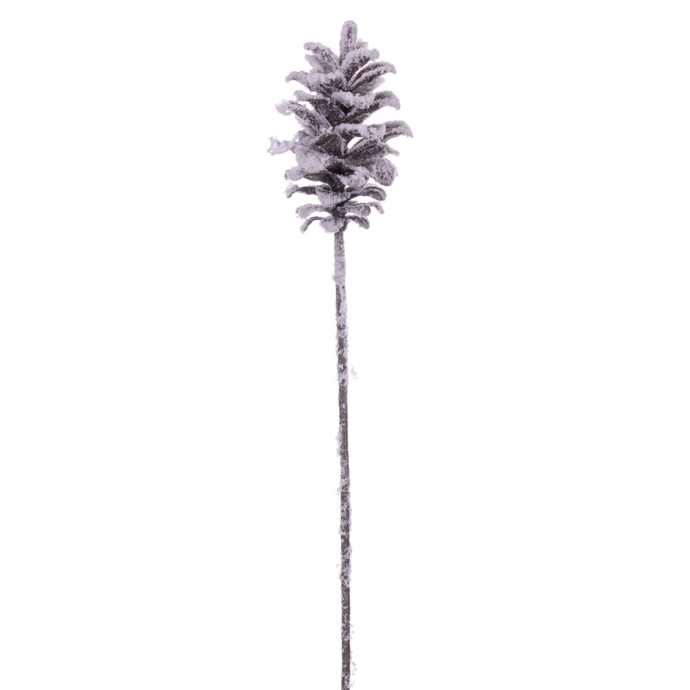Vickerman Artificial Grand Glitter Snow Pinecone Spray