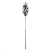 33" Grand Gltr Snow Pinecone Stem