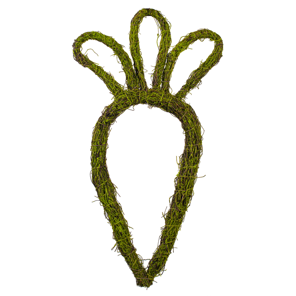 Vickerman 23"H x 12"W Carrot Outline Wreath
