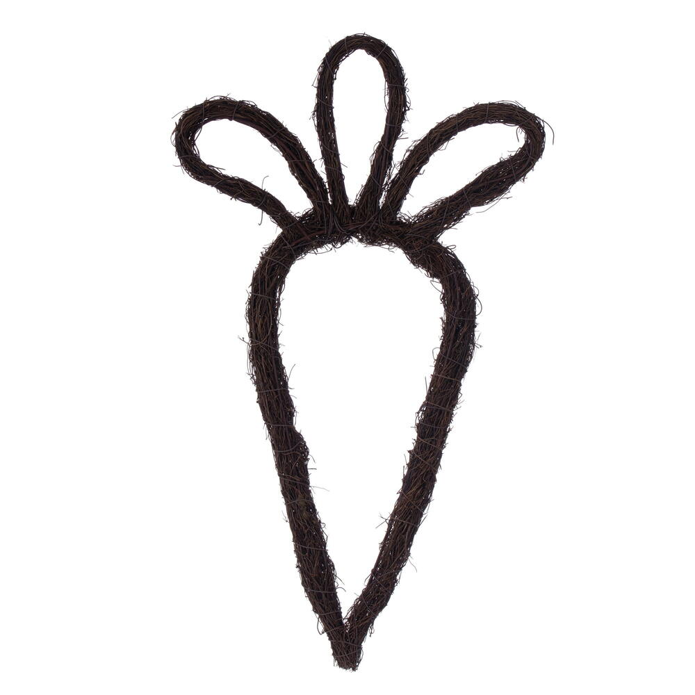 Vickerman 23"H x 12"W Carrot Outline Wreath