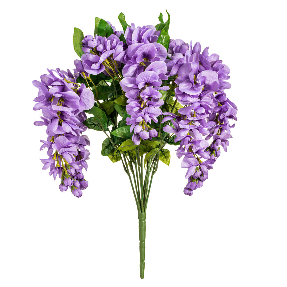 Vickerman 19" Artificial Wisteria Bush