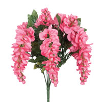 Vickerman 19" Artificial Wisteria Bush