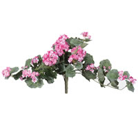 Vickerman Artificial Geranium Hanging Bush