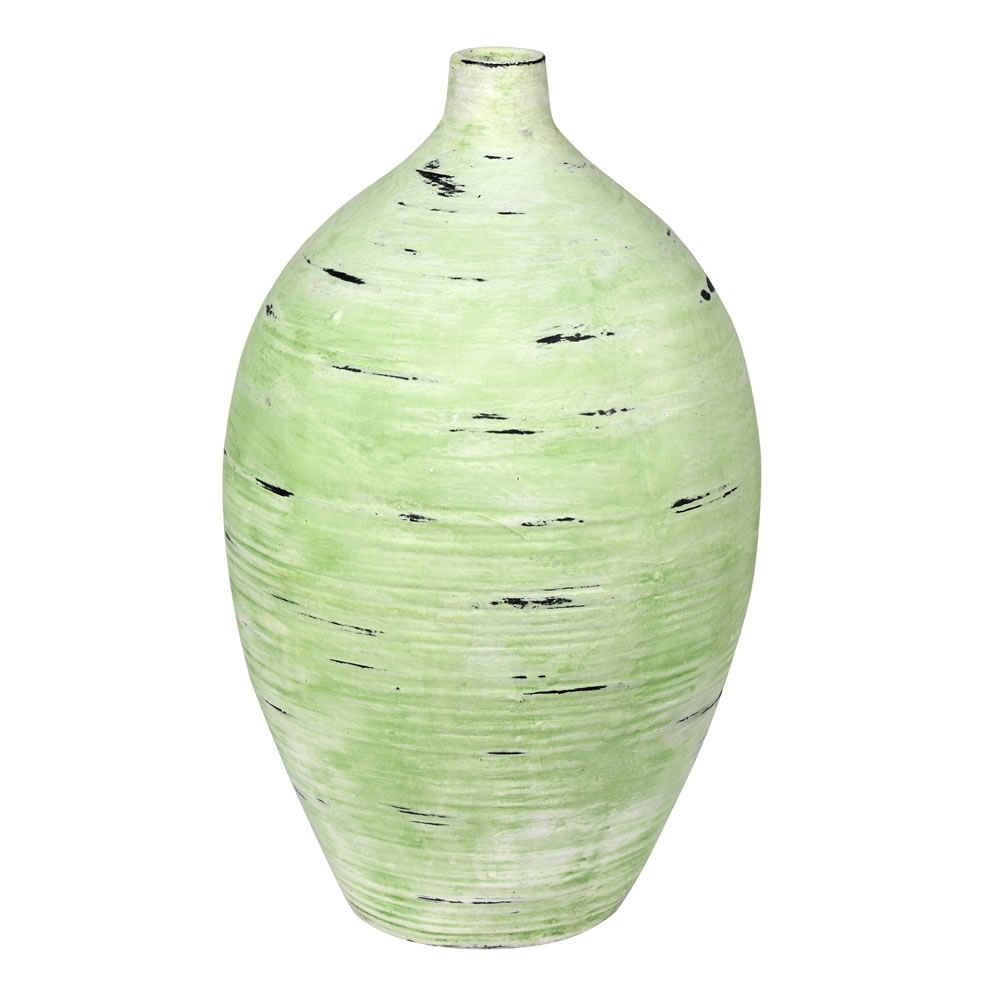 Vickerman Mint Textured Stroke Vase