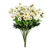 Vickerman 14.5" Artificial Wild Daisy Bush