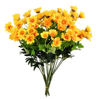 Vickerman 14.5" Artificial Wild Daisy Bush