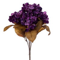 16.5" Cream Hydrangea Bush 2/Bag