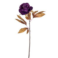 Vickerman 21" Yellow/Brown Peony Stem 6/Bag
