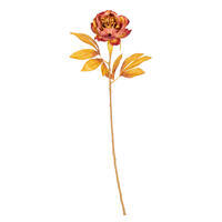 Vickerman 21" Yellow/Brown Peony Stem 6/Bag