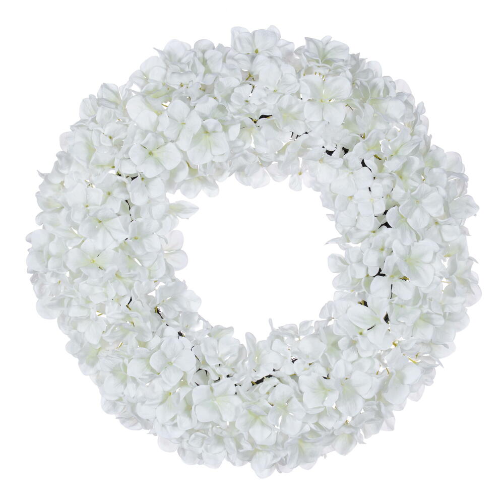 Vickerman 20" Real Touch Hydrangea Wreath