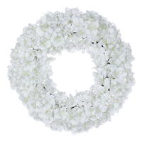 Vickerman 20" Real Touch Hydrangea Wreath