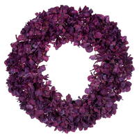 Vickerman 20" Real Touch Hydrangea Wreath