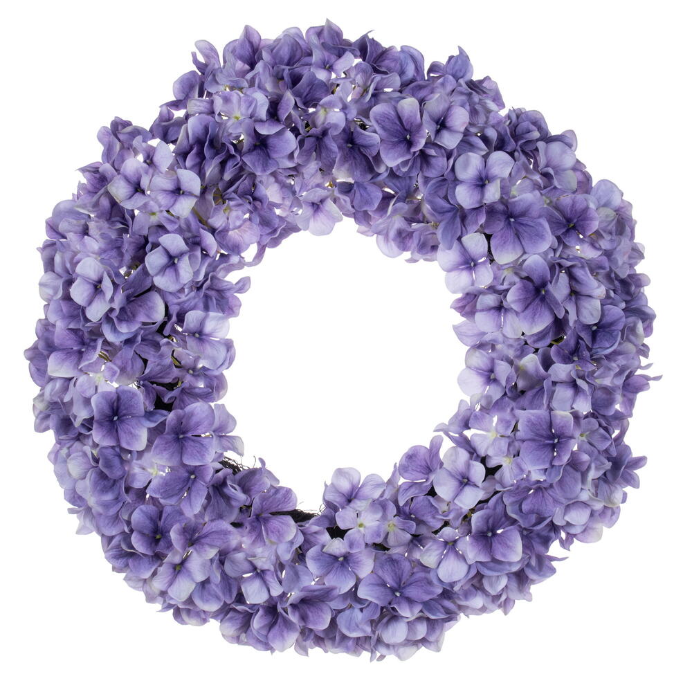 Vickerman 20" Real Touch Hydrangea Wreath