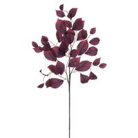 32" Burgundy Beech Leaf Spray 3/Bag
