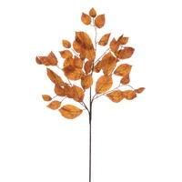 Vickerman 32" Artificial Beech Leaf Spray 3/Pk